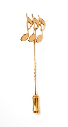 Musiknoten plastronnadel - musiknoten,