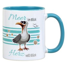 🌊 Maritime Möwen-Tasse mit