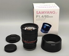 Samyang MF 85mm F1,4 AS IF UMC Portrait Objektiv für Fuji Fujifilm Topzustand !