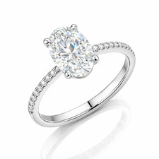 Ring Silber mit Stein Oval