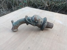 Wasserspeier Fisch Guss Brunnenauslauf Brunnen Auslauf Antik-Stil Standrohr Rohr