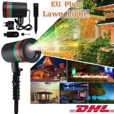 LED Laser Strahler Licht Projektor Innen Außen Lichteffekt Garten Party Deko