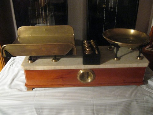 Waage tafelwaage 1900 von - um,