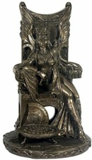 Figur einer Königin bronziert