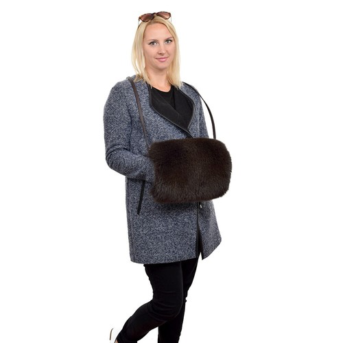Luxus muff aus - aus, braun