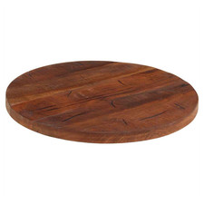 Runde massive Mangoholz