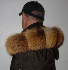 Fuchs Pelz Kapuze Kragen