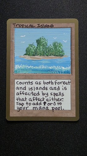 Mtg magic tropical island - mtg,