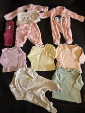 XXL Baby Bekleidungspaket Mädchen 50 56 62 68 Marken H&M Disney noname 120 teile