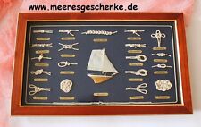 Maritime Deko Knotentafel ca