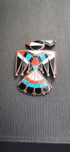 Navajo zuni brosche - zuni, indianer
