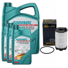 Motoröl Set 5W-30 Giga Light MV 0530 LL 8 Liter + Ölfilter für Audi A8 4.2 FSI 