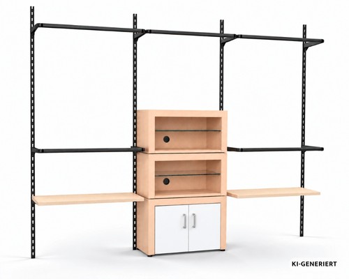 Wandschienensystem set - wandschienensystem, 2