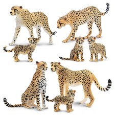 Toymany 8pcs Cheetah Animal