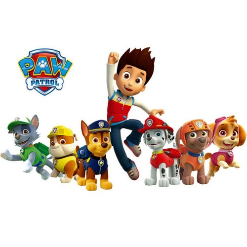 Paw patrol wandtattoo - wandtattoo, 3d
