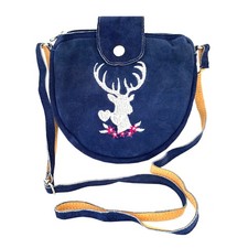 Kleine blaue Trachtentasche