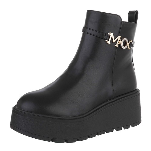 Damen stiefeletten mit strass - mit,