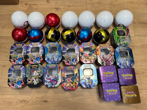 Pokemon mini tins leer - 30,