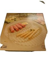 WMF Spargelplatte , Servierplatte durchmesser 355mm,  Kristallglas