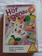 Gesellschaftsspiel Kinder Hör genau Piatnik sehr guter Zustand 
