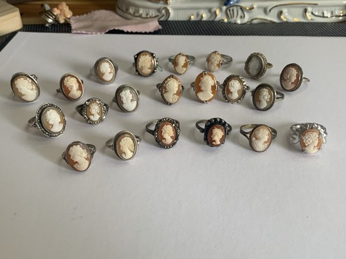 Alter kamee ring sammlung - alter,