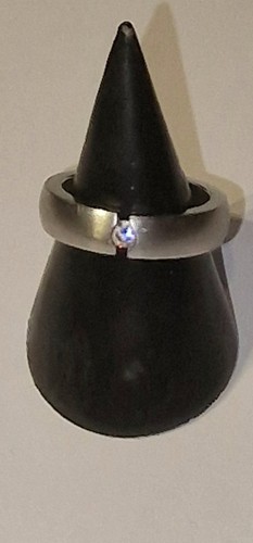 Titanring silbergrau