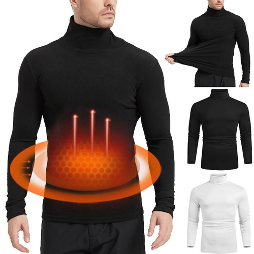 Herren langarmshirt rollkragen - langarmshirt,
