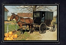 USA: 25+36ct (Amish Farm in Autumn)), Luftpost Canton nach Merseburg 23.06.1989