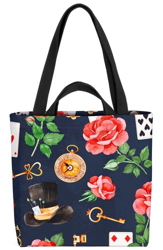 Wunderland karten rosen tasche - wunderland,
