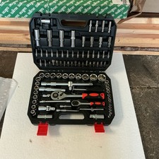 Tools Steckschlüssel Satz 94tlg. inkl Koffer Ratschenschlüssel Nuss KFZ Kasten