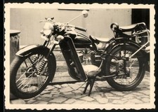 Fotografie Köhne, Großröhrsdorf, Motorrad IFA-RT 125 