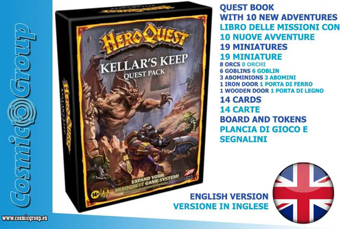 Hasbro heroquest kellar - kellar, keep