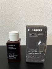 Korres Saffron Amber Cardamom 50 ml Eau de Toilette NEW