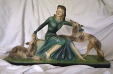 Art Deco Gips Statue
