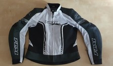 Motorradjacke FLM Damen Lederjacke Größe 40, mit Rückenprotektor