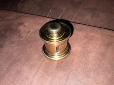 El Casco Tintenfass vergoldet