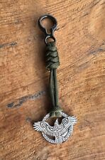 Odin Schlüsselanhänger Wikinger Raben Munin Hugin Paracord Lanyard Ornamente J.1