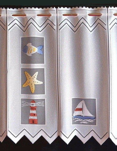Leuchtturm badezimmergardine - ,