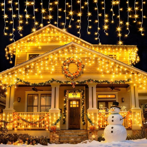 Eisregen lichterkette außen - eisregen,