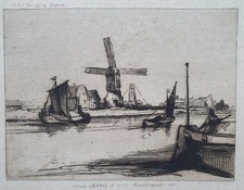 Louis Marvy: Flussszene mit