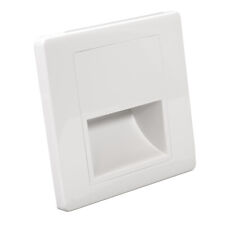 LED Treppenleuchte Wandeinbauleuchte Treppenlicht 1.5W Eckig Weiß  230V