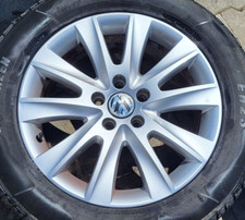 4 Stück VW Alufelge LOS ANGELES silber 5N0 601 025 M Volkswagen original 