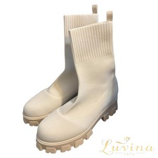 Damen Stiefel 39 Beige.   V