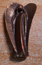 Engelchen aus Kupfer - Schutzengel für die Hosentasche - Größe H: 5 cm