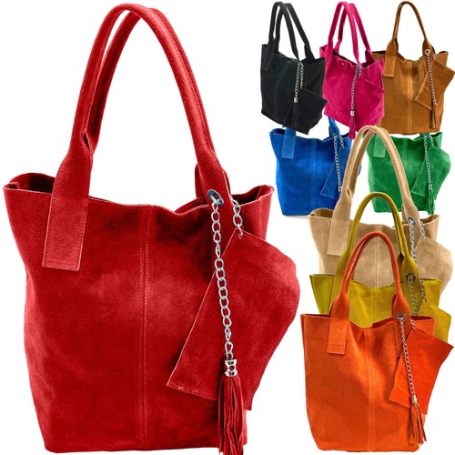 Damen wildleder tasche - wildleder,