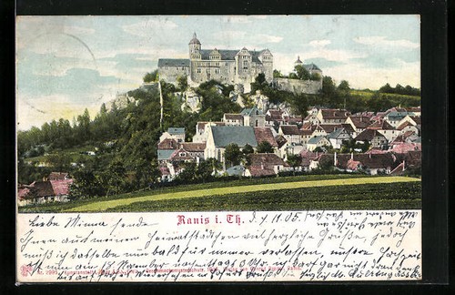 Ansichtskarte ranis th - i.,