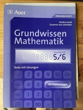 Grundwissen Mathematik 5/6 Jahrgangsstufe Tests mit Lösungen, Kopiervorlagen