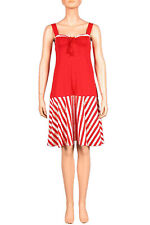 Nanso Strandkleid Kirje Trägerkleid Länge ca.100 cm Modal Jersey Kleid