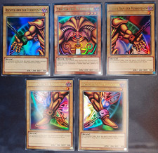 Exodia die Verbotene NEU komplett Set Ultra Rare Deutsch YGLD Yugioh Karten