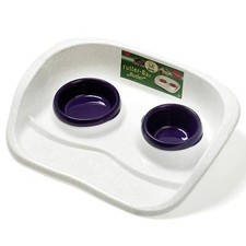 Futterbar Butler - Dinner - Set - Futter- Tablett mit zwei Näpfe, Napf-Set 44125